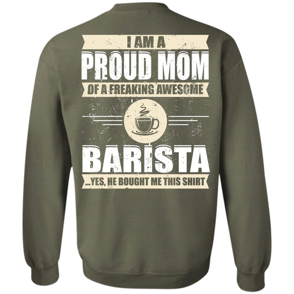 Awesome Barista T Shirt, I Love Barista Sweatshirt
