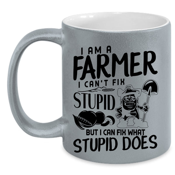 Funny Gift For Farmers Coffee Mug, I Am A Farmer Accent Mug