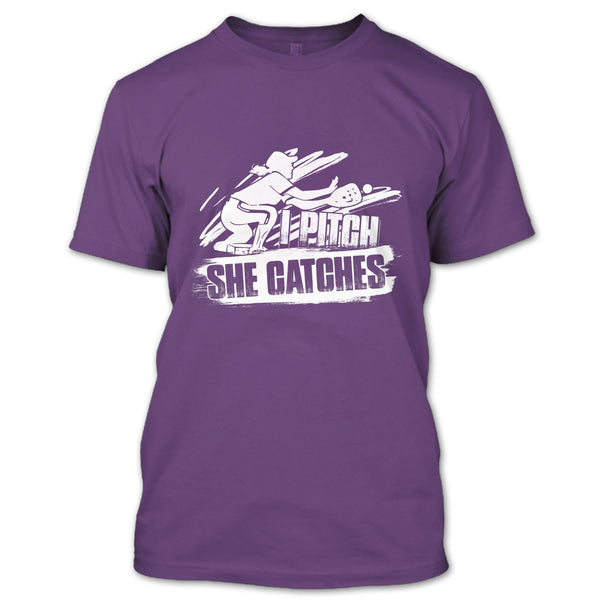 I Pitch She Catches T Shirt, I'm A Baseball Player T Shirt