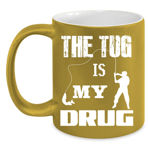 I Love Fishing Coffee Mug, Funny Gift For Fisher Coffee Cup