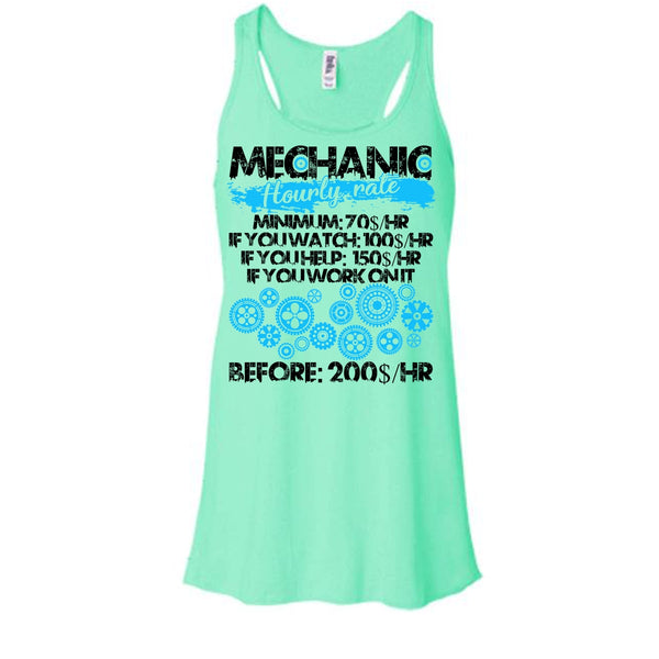 Mechanic Hourly Rate T Shirt, Coolest Mechanic T Shirt, Awesome t-shirts