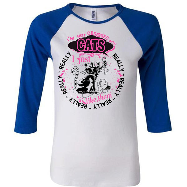 I'm Not Obsessed With Cats T Shirt, I Love My Cat T Shirt, Awesome T-Shirts