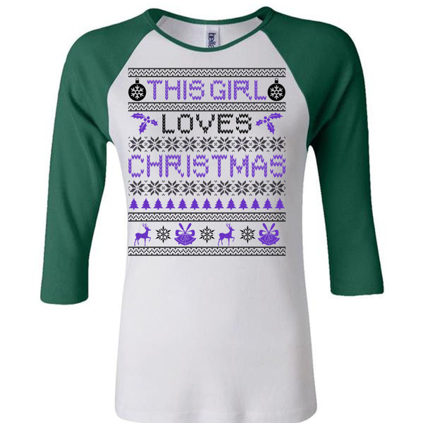 This Girl Loves Christmas T Shirt, Noel Christmas T Shirt, Awesome T-Shirts