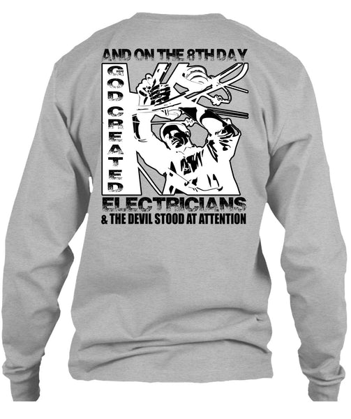 God Created Electricians T Shirt, I Love Electrician T Shirt