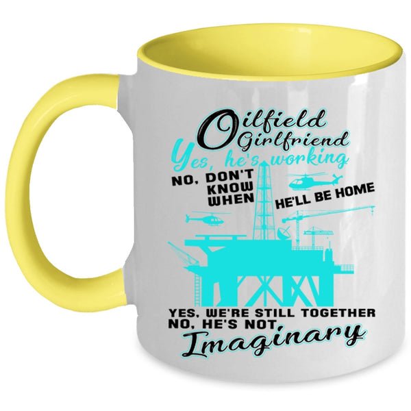Cool Couple Coffee Mug, Oilfield Girlfriend Accent Mug