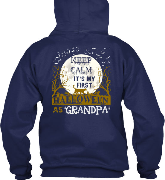 Keep Calm It's My First Halloween As Grandpa T Shirt, I Love You Pumpkin T Shirt