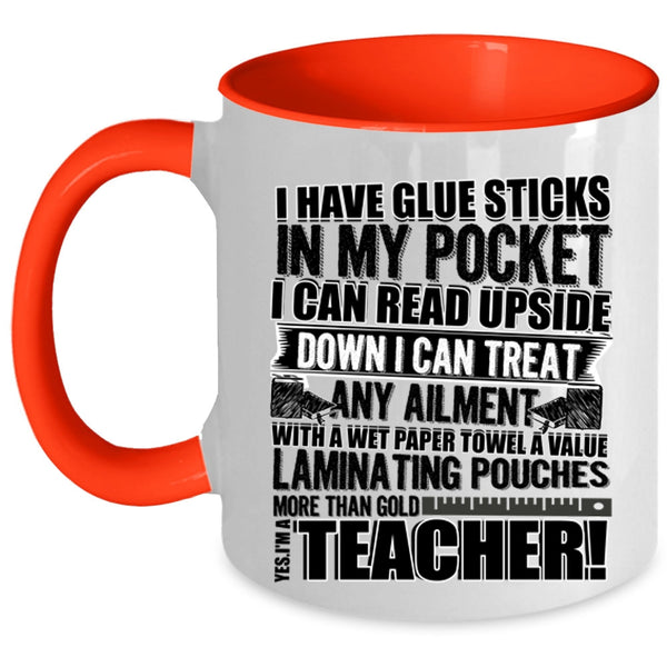 Funny Gift For Teacher Coffee Mug, Yes I'm A Teacher Accent Mug