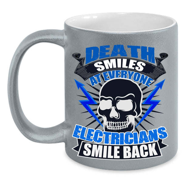 Awesome Electricians Coffee Mug, Electricians Smile Back Accent Mug