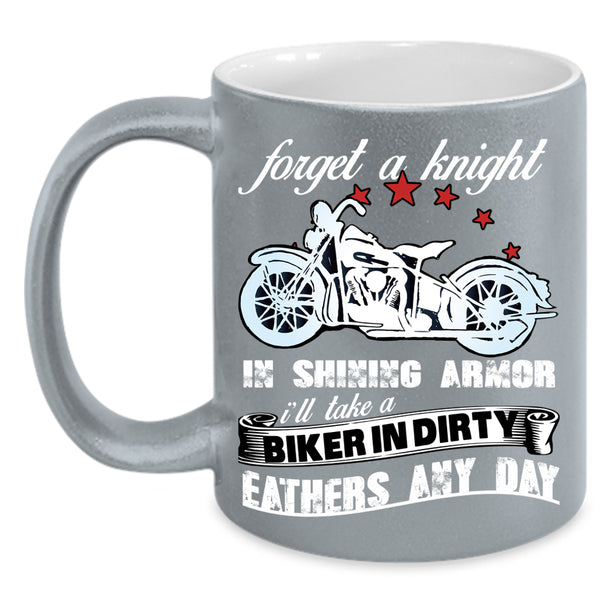 I'll Take A Biker In Dirty Coffee Mug, Cool Biker Coffee Cup