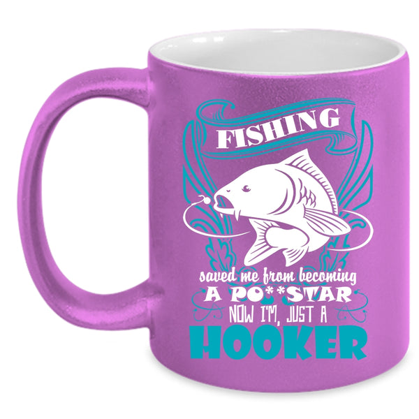 Fishing Coffee Mug, Cute Gift For Fisher Coffee Cup