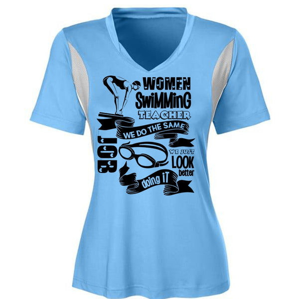 Women Swimming Teacher T Shirt, I Love Swimming T Shirt, Awesome T-Shirts