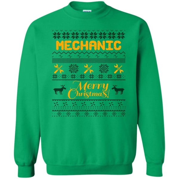 Gift For Merry Christmas T Shirt, Mechanic Merry Christmas Sweatshirt