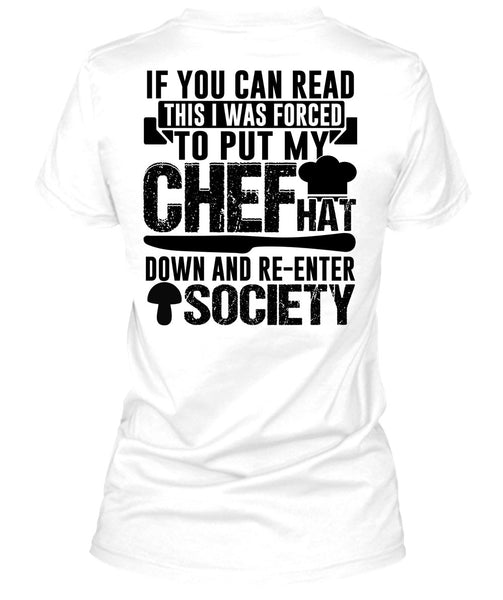 I Was Forced To Put My Chef T Shirt, I Love Cooker T Shirt