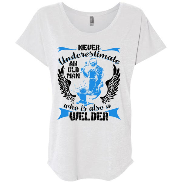 Old Man Who Is Also A Welder T Shirt, I Love Welding T Shirt, Awesome T-Shirts