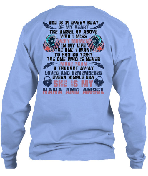 She Is My Nana And Angel T Shirt, I Love Nana T Shirt