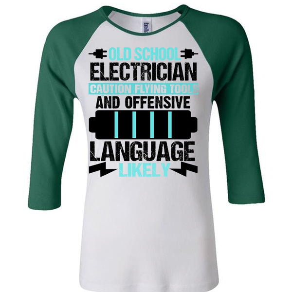 Old School Electrician T Shirt, I Love Electrician T Shirt, Awesome T-Shirts