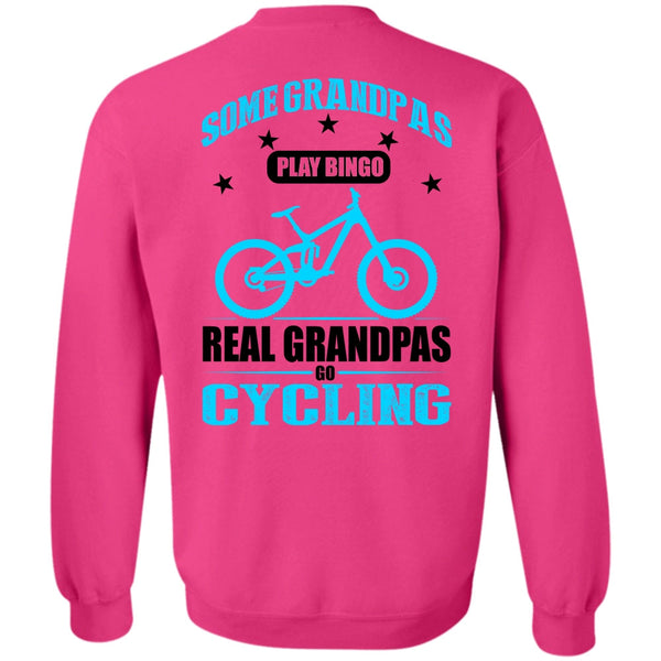 I Love Biking T Shirt, Real Grandpas Go Cycling Sweatshirt