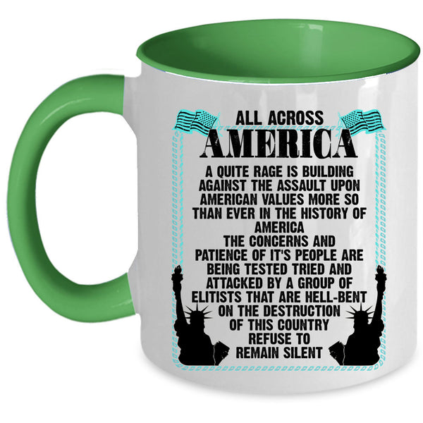 Cool Gift For My Friends Coffee Mug, All Acrross America Accent Mug