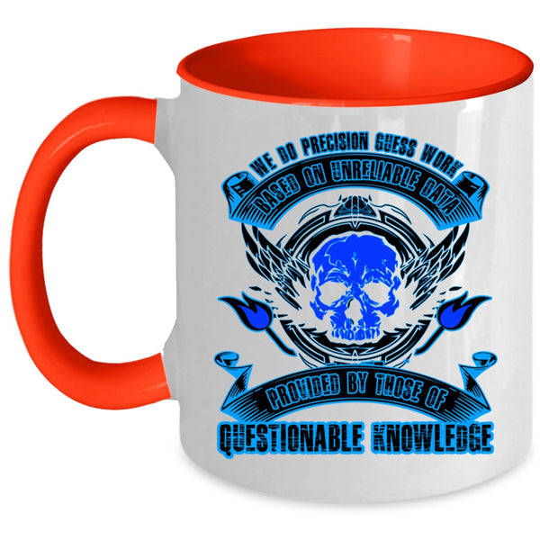 Awesome Nurses Coffee Mug, We Do Precision Guess Work Accent Mug