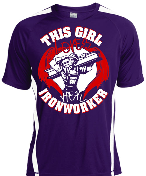 This Girl Loves Her Ironworker T Shirt, Being An Ironworker T Shirt, Cool Shirt
