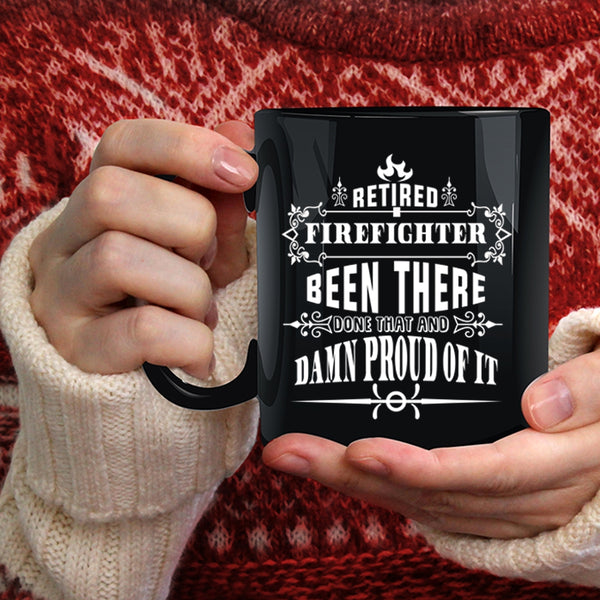 Retired Firefighter Coffee Mug, Awesome Firefighters Coffee Cup
