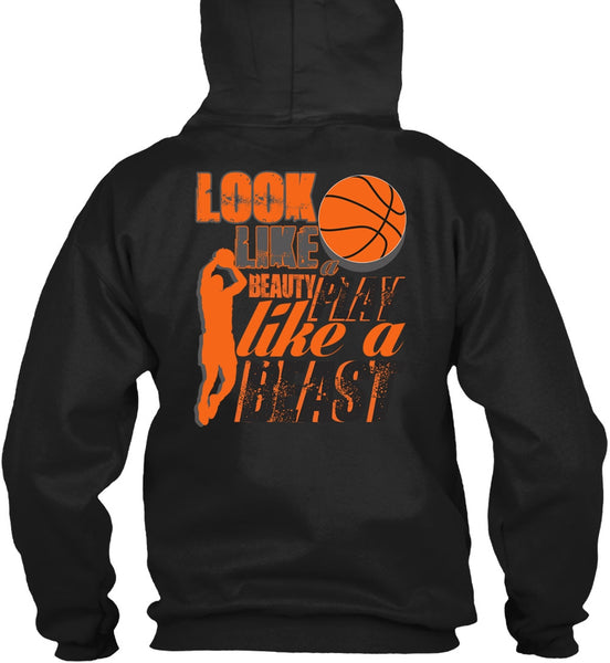 Look Like A Beauty Play Like A Beast T Shirt, Being A Basketball Mom T Shirt
