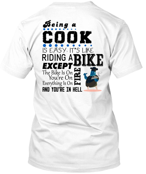 A black t-shirt with the shopify logo