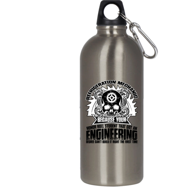 Refrigeration Mechanic 20 oz Stainless Steel Bottle,Cool Gift For Mechanics Outdoor Sports Water Bottle