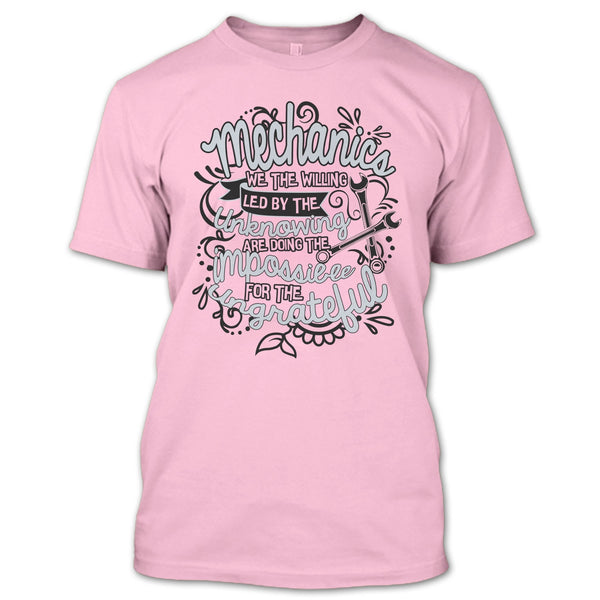 Mechanic We The Willing T Shirt, Gift For Mechanic T Shirt