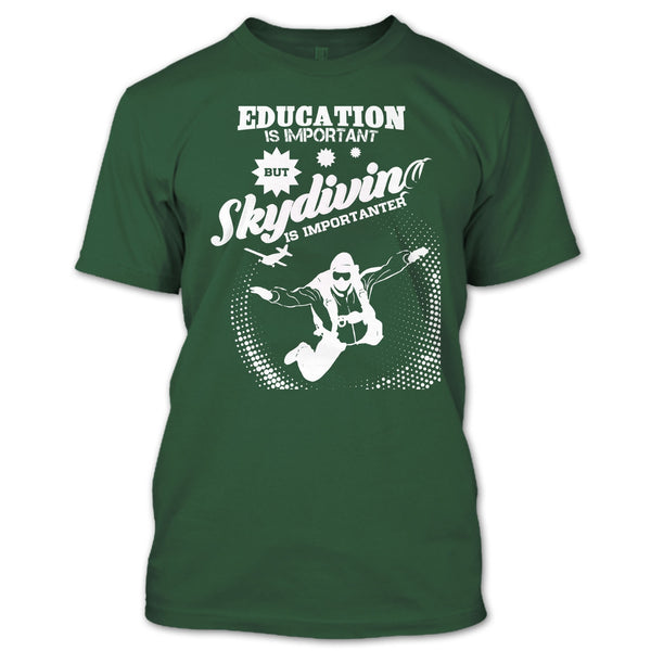 A black t-shirt with the shopify logo