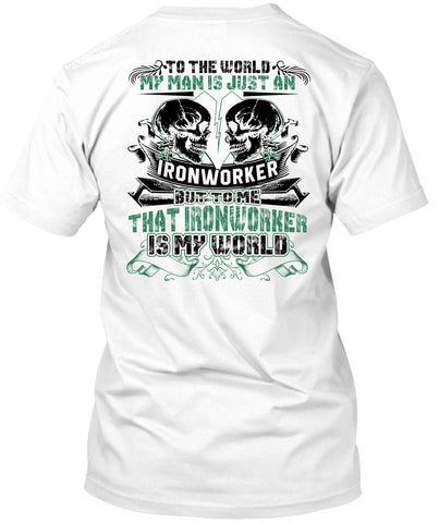 A black t-shirt with the shopify logo