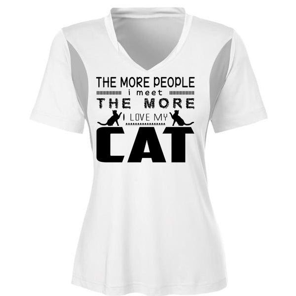 The More People I Meet The More I Love My Cat T Shirt, Cool Pets T Shirt