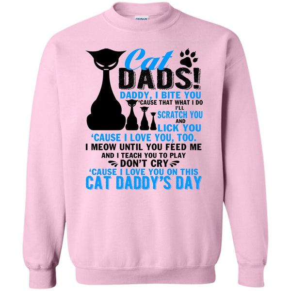 Cat Daddy's Day T Shirt, Cat Dads Sweatshirt