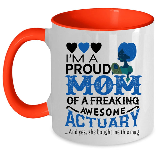 My Family Coffee Mug, Dad Of The Mom Of The Twins Accent Mug