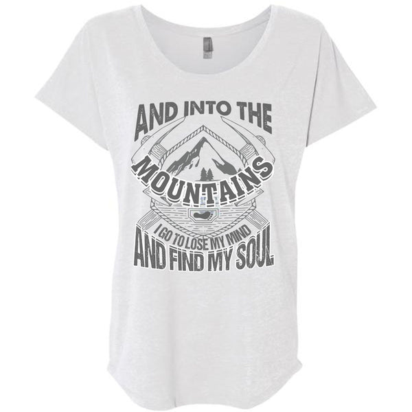 And Into The Mountains T Shirt, I Love Mountain T Shirt, Awesome T-Shirts