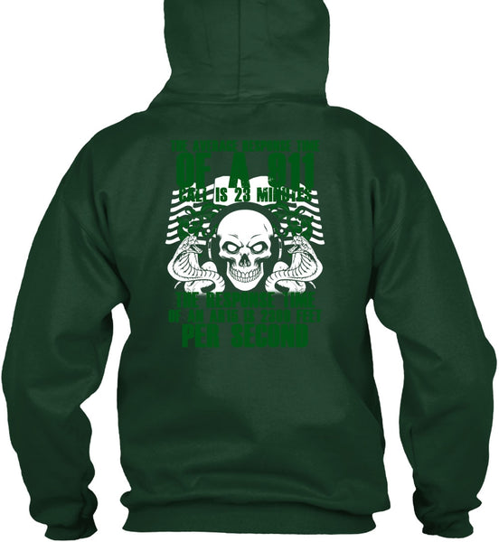 The Average Response Time Of A 911 T Shirt, Being A Dispatcher T Shirt