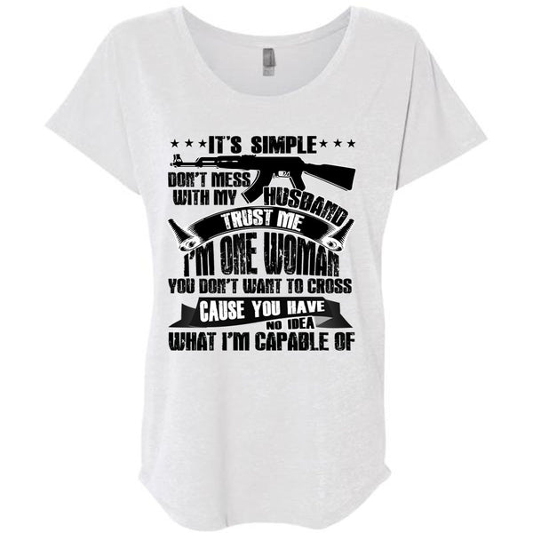 Don't Mess With My Husband T Shirt, I Love Husband T Shirt, Awesome T-Shirts