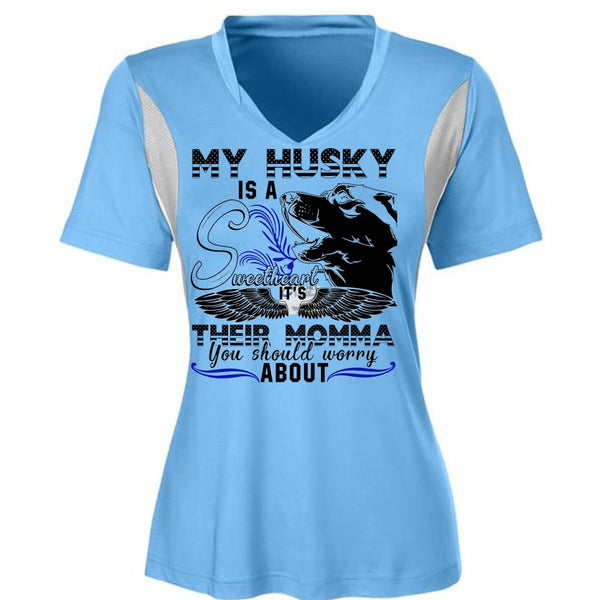 My Husky Is A Sweetheart T Shirt, I Love Husky T Shirt, Awesome T-Shirts