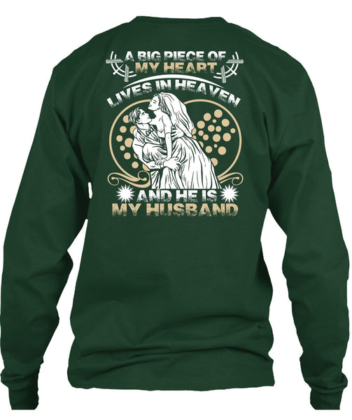 He Is My Husband T Shirt, Lives In Heaven T Shirt