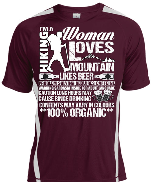 I'm A Hiking T Shirt, Woman Loves Mountain T Shirt, Cool Shirt