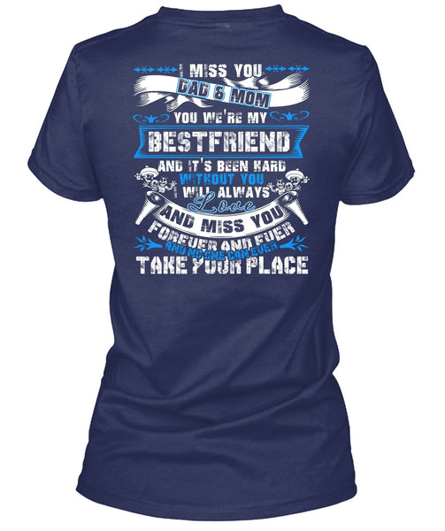 I Miss You Dad And Mom T Shirt, Being A Papa T Shirt