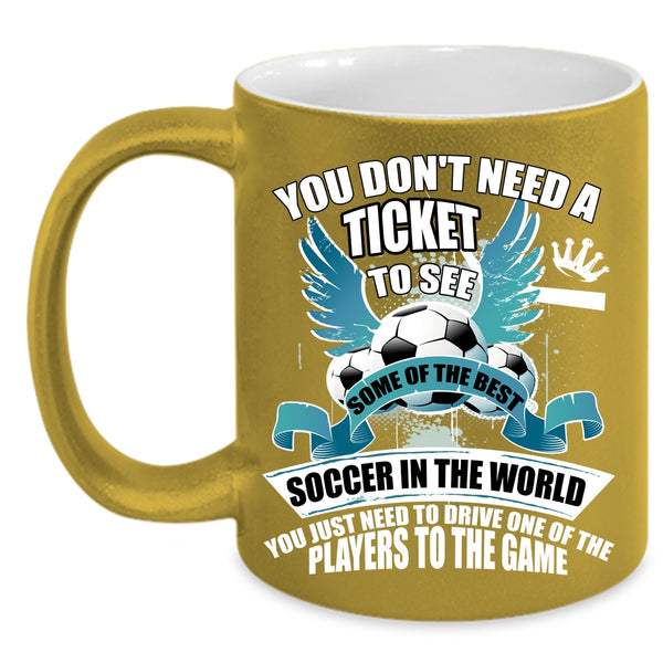 The Best Soccer In The World Coffee Mug, Cool Soccer Player Coffee Cup