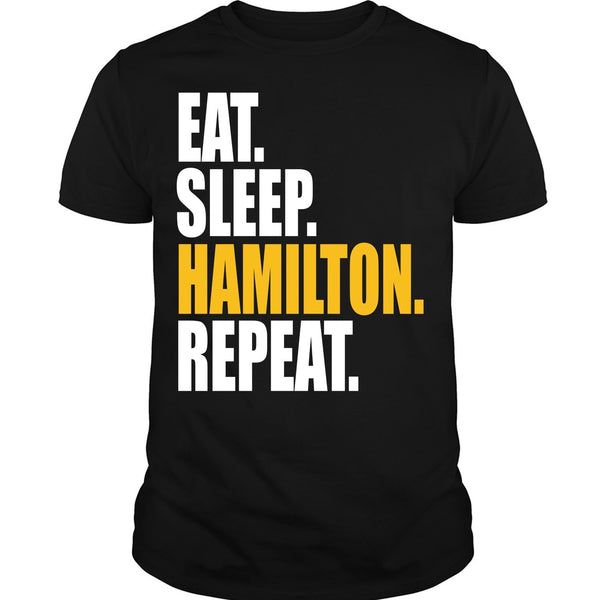 A black t-shirt with the shopify logo