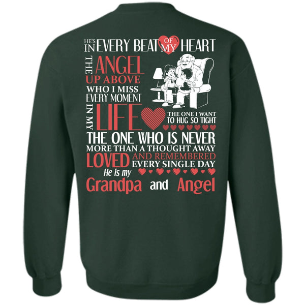 Beat Of My Heart T Shirt, I Love Grandpa Sweatshirt
