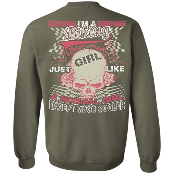 Just Girl Like A Normal Girl T Shirt, I Love Biker Sweatshirt