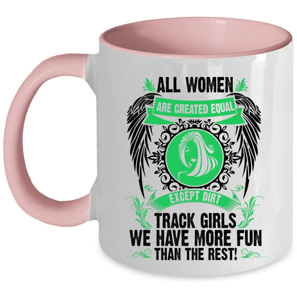 Beautiful Girls Coffee Mug, Dirt Track Girls Accent Mug