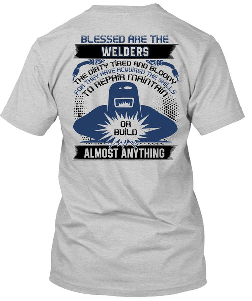 Blessed Are The Welders T Shirt, I Love Welder T Shirt