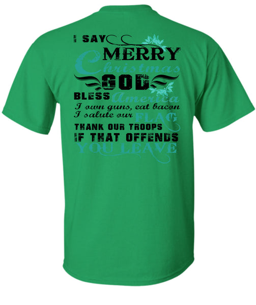 I Say Merry Christmas T Shirt, This Girl Loves Christmas T Shirt