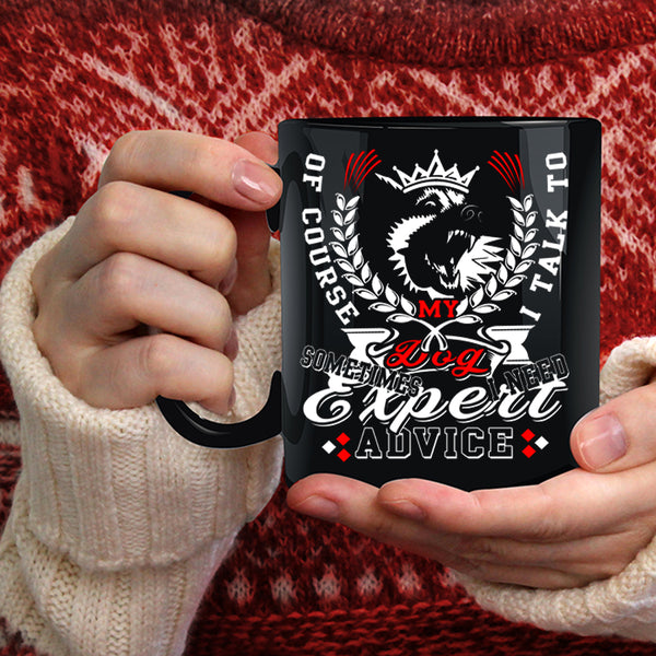 I Talk To My Dog Coffee Mug, Cute Gift For Dog Lovers Coffee Cup