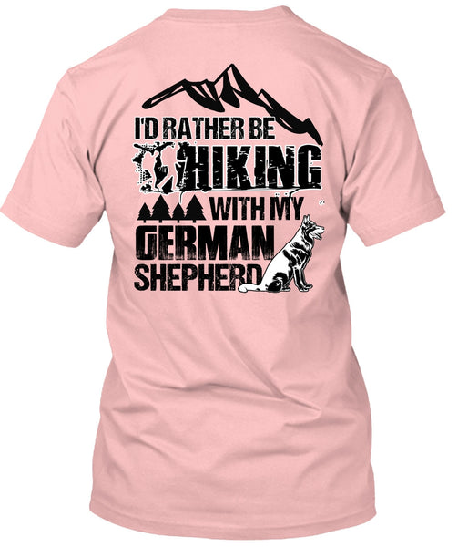 I'd Rather Be Hiking T Shirt, I Love Hiking T Shirt
